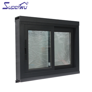 Khu Vực Bão Tác Động Tinted Glass Nhôm Trượt Cửa Sổ Nhôm Trượt Cửa Sổ Nhiệt Bị Hỏng Cửa Trượt & Cửa Sổ - Product Image 5