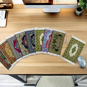 Tapis de souris rectangulaire tissé et en caoutchouc Aras Etiket (Rugpad/Carpetpad) 150x220 mm Origine Turquie - Product Image 1