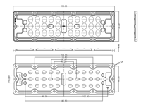 Module LED SMD 30-200W 3030 5050 3535, étanche IP66, certification CE RoHS IEC pour éclairage public et éclairage de jardin