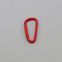 En gros, porte-clés décapsuleur mousqueton en forme de D en alliage de zinc avec peinture colorée, accessoires pour loisirs créatifs, breloques pour sacs à dos et poupées