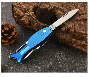 Cuchillo multifuncional creativo con forma de pez para exteriores, cuchillo de camping, cuchillo de emergencia, cuchillo plegable de supervivencia, juego de cubiertos. - Product Image 6