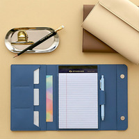 Porte-documents multifonction en PU pour affaires avec impression numérique, grande capacité, pour le stockage de données de bureau