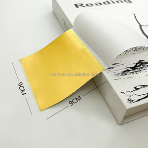 30 Fogli di Foglia <span class=keywords><strong>d</strong></span>'<span class=keywords><strong>Oro</strong></span> <span class=keywords><strong>per</strong></span> Arte, Doratura, Artigianato, Pittura, Decorazione Mobili, Fogli di Lamina <span class=keywords><strong>d</strong></span>'<span class=keywords><strong>Oro</strong></span> 9x9cm, Carta Dorata <span class=keywords><strong>per</strong></span> Arte - Product Image 4