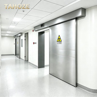 Porte de protection contre les radiations, hermétique, en acier inoxydable doublé de plomb, pour salle de radiographie, salle d'opération hospitalière