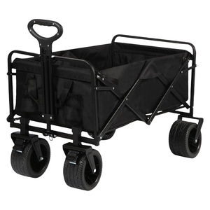 <span class=keywords><strong>Carrello</strong></span> Pieghevole Resistente 330LBS, <span class=keywords><strong>Carrello</strong></span> Utilitario Pieghevole per Tutti i Terreni con Ruote da 7,5'' Resistenti alla Sabbia per Esterni - Product Image 2
