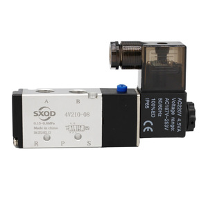 Vanne solénoïde à cinq voies à deux positions SXQD 4V210 08 DC24V pour commande de cylindre - Product Image 3