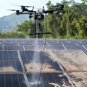 Drone solaire photovoltaïque JUISI D15R, transmission d'images à 15 km, kit de lavage de vitres pour le nettoyage des coques de bâtiments - Product Image 1