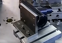 Machine d'impression tampographique rotative PLC à 4 stations pour tee de golf, boule de Noël, porte-bouteille, imprimante tampographique