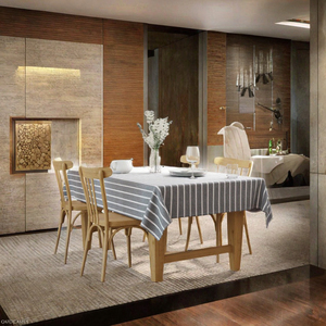 Gran Oferta: Manteles Rectangulares de Algodón Ajustables de 6 y 8 pies para Uso Doméstico, Duraderos y Modernos, para Banquetes y Bodas - Product Image 3
