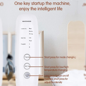 Leg Massager para Circulação Bezerro Massager Air Compression com calor Intensidades Útil para Alívio Da Dor Músculos Relaxamento - Product Image 3