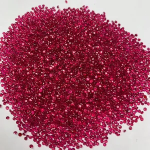 Gemas de rubí de África HQ, gemas de tamaño pequeño cortadas A máquina, calidad 0,9-3mm 100%, precio Original de rubí por quilate