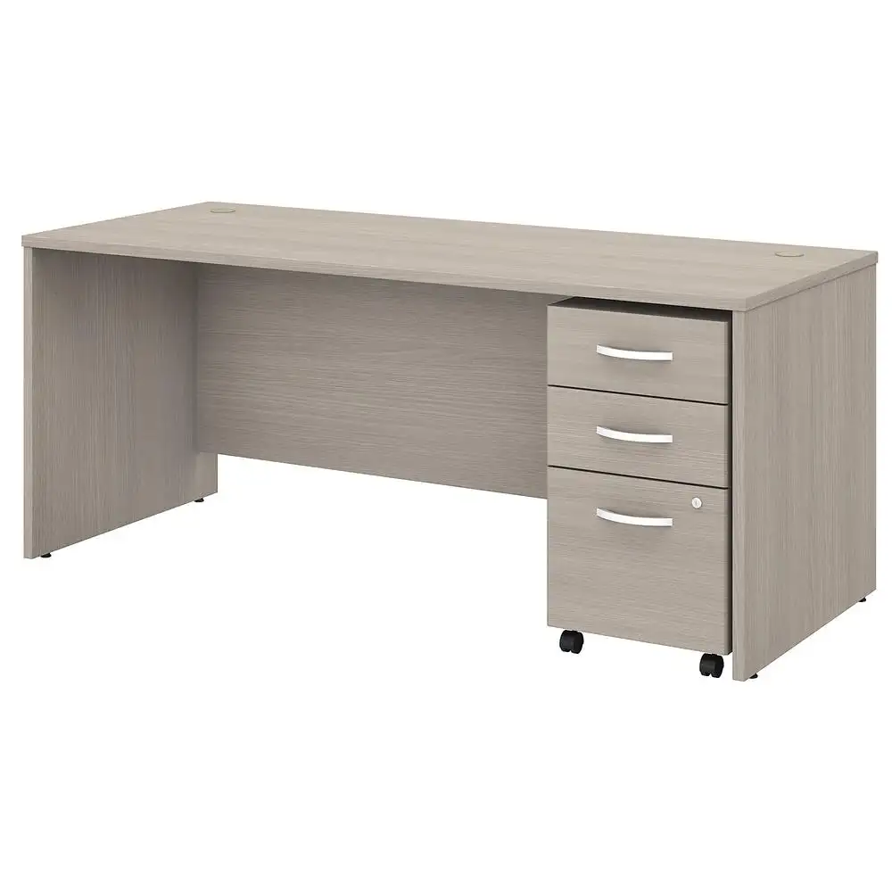 Bureau d'ordinateur portable, meuble de bureau, de couleur unie, avec classeur Mobile, rangement d'imprimante