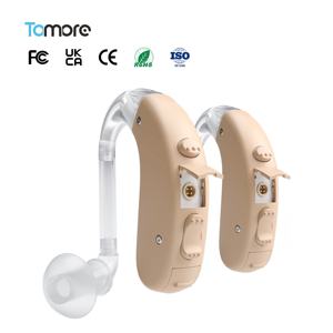 Aparelho Auditivo <span class=keywords><strong>Digital</strong></span> BTE Tomore Potente Amplificador de Som Médico com Tom Ajustável para Cuidado Auditivo de Idosos - Product Image 1