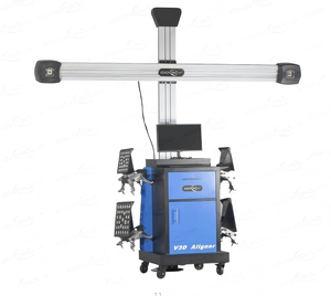Sistema de Alineación de Ruedas <span class=keywords><strong>3D</strong></span> de Calidad Premium para Autos con Pantalla LED, Peso Máximo de Rueda de 75 kg, Equipo de Servicio Automotriz - Product Image 1