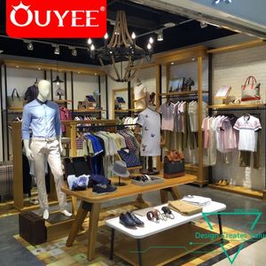 ชั้นวางของในห้างสรรพสินค้าสำหรับผู้ชายเฟอร์นิเจอร์สำหรับร้านขายเสื้อผ้า - Product Image 3