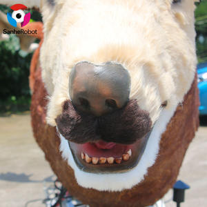 Décoration de noël géante de renne en mouvement, tête de renne chantant, modè<span class=keywords><strong>le</strong></span> Animal pour montage mural - Product Image 6