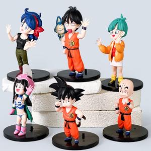 ฟิกเกอร์อนิเมะดราก้อนบอล โกคู บูลม่า คริลลิน ขนาดเล็ก 6-10 ซม. 6 ชิ้น/ชุด ของเล่นสะสมแบบกาชาปองในกล่อง - Product Image 4