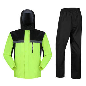 Traje de lluvia para <span class=keywords><strong>hombre</strong></span> Lluvia DE TRABAJO reflectante de alta visibilidad para todos los deportes Granja Pesca Motocicleta Estilos personalizables disponibles - Product Image 2