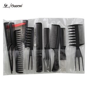 Lot de 10 Peignes à Cheveux en Plastique pour Salon de Coiffure, Peignes Démêlants en PP pour Coiffage - Product Image 6