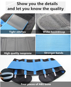 <span class=keywords><strong>Ceinture</strong></span> amincissante <span class=keywords><strong>abdominale</strong></span> en néoprène à taille élastique réglable pour femmes et hommes, marque privée OEM, pour sculpter la taille - Product Image 4