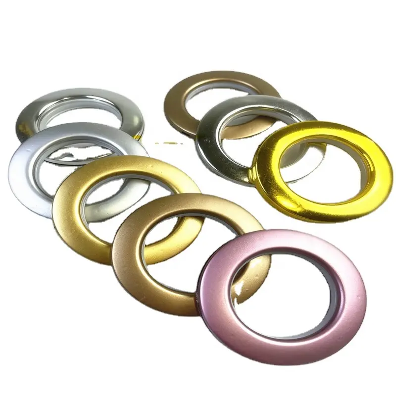 Raccords de tige romaine Bonnes ventes oeillets anneaux nouveau design rideaux accessoires anneaux de rideau anneaux de rideau en plastique oeillet