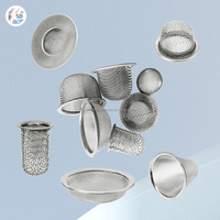 304 316 Stainless Steel Metal Woven Wire Mesh Filter Sieve Bowl Cap Disc Engine Ukuran Dapat Disesuaikan