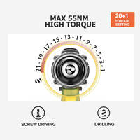 Deko — perceuse électrique sans fil, outils de travail à bois, perceuse électrique, tournevis électrique rotatif professionnel
