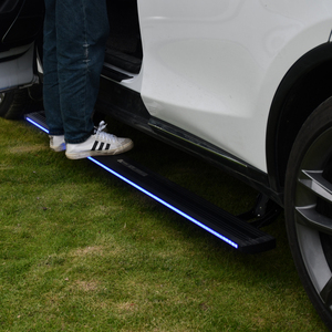 Marchepieds électriques automatiques en alliage d'aluminium avec éclairage LED coloré pour <span class=keywords><strong>TOYOTA</strong></span> Hilux REVO 2015-2019 - Product Image 4