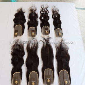 Extensiones de cabello humano con cierre de encaje HD transparente, cabello 360 ondulado profundo prearrancado - Product Image 6