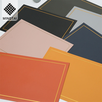 Napperons en PVC personnalisables avec broderie simple face et impression double face – Fabrication professionnelle par Mingtai Plastics