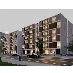 One-Stop-Oplossing Levert Snelle Levering Op Maat Gemaakt Ontwerpgebouw Appartement Met Geprefabriceerd Huis Van Geprefabriceerd Beton