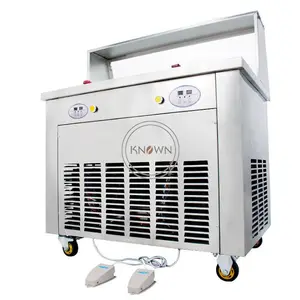 2024 Nueva máquina de helados fritos enrollados recomendados con congelador