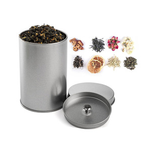 Chất lượng cao tùy chỉnh thiết kế <span class=keywords><strong>tin</strong></span> có thể đóng gói cho trà kín vòng kim loại trà cà phê hộp thiếc - Product Image 1