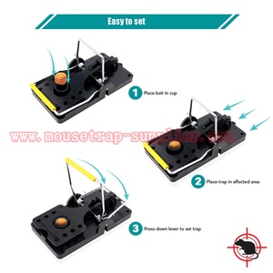 Piège à souris et rats en fil métallique, installation facile, conforme EPA, pour entrepôt intérieur, piège à ressort tue-rongeurs - Product Image 3