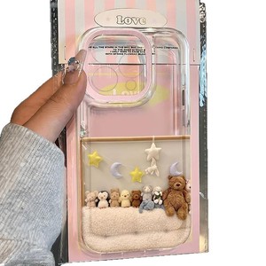 Coques de téléphone en peluche pour filles compatibles avec Apple pour iPhone pour Huawei MATE <span class=keywords><strong>Honor</strong></span> VIVO pour Xiaomi Redmi OPPO 7 Plus - Product Image 6