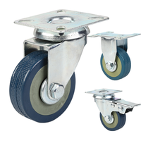 Roue de roulette en caoutchouc dur 2 pouces 2.5 pouces 3 pouces 4 pouces de diamètre roue de roulette pour Robot