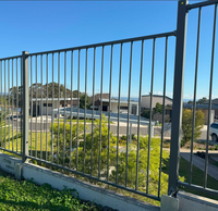 Système de balustrade verticale en aluminium gris foncé moderne pour porche, balcon, terrasse et escalier, pour usage résidentiel et commercial