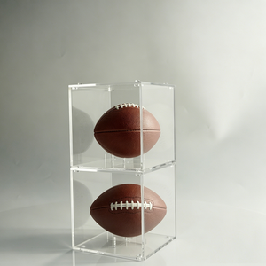 Wholesale Ultra Clear Foldable <b>Acrylic</b> Sports Ball Holder for Memorabilia Collection - Product Image 2