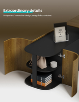 Bureau d'angle en L durable pour ordinateur, poste de travail, mobilier de bureau à domicile, table de jeu avec étagères de rangement et base en acier