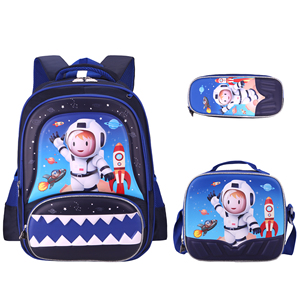 Juego de 3 Piezas de Mochila Escolar con Personajes de Dibujos Animados en 3D de 16 Pulgadas para Niños con Estuche para Lápices y Lonchera, Mochilas Escolares al por Mayor para Estudiantes de Primaria - Product Image 1