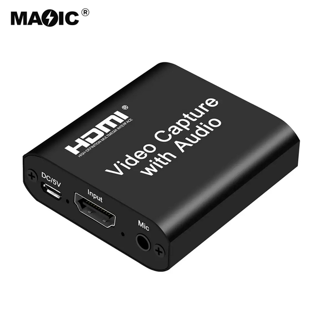 USB 2.0 4K HD 1080P 60FPS HDMI Video Game Capture Card for Live Streaming for PS3/ PS4 /Xbox Video HDMI Capture Card with Audio