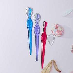 Rasoir à <span class=keywords><strong>sourcils</strong></span> en acier inoxydable à mailles fines <span class=keywords><strong>de</strong></span> haute qualité pour femmes, nouveau design, épilateur facial, tondeuse à <span class=keywords><strong>sourcils</strong></span> - Product Image 6
