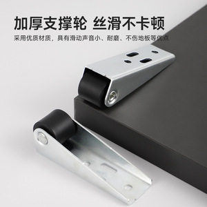 <b>Sliding</b> Door Roller Iron And <b>Plastic</b> Silent Miniature Load Bearing Wheels For Cabinet Room Doors - Product Image 3