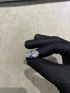 Hot Selling Moissanite <b>Stud</b> Earrings with 925 <b>Sterling</b> <b>Silver</b> for Women Fashion Jewelry and Special Occasions Bulk Quantity - Product Image 5