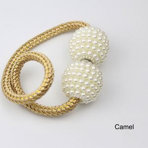 1x Attache de rideau magnétique en perle, boucle de maintien, accessoires de rideau, décoration intérieure - Product Image 6