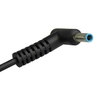 Chargeur pour ordinateur portable HP 19,5 V 3,33 A 65 W avec adaptateur d'alimentation, fonction SCP QC3.0 pour téléphone de bureau, écouteurs, embout bleu