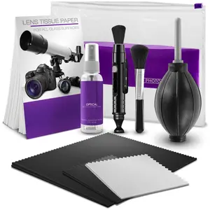 Kit de nettoyage professionnel pour appareils photo SLR et appareils électroniques sensibles, Kit de nettoyage d'appareil photo souple