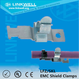 Colliers de blindage LINKWELL EMC - Colliers de blindage LF/SKL, clip en acier à ressort zingué - Product Image 3