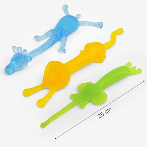 Juguete de Peluche de Animales de Safari, Elástico, Suave, Súper Estirable y Pegajoso, para Apretar y Lanzar |   OEM Personalizado EN71 MOQ 9000 - Product Image 2