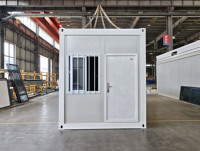 Maison conteneur pliable de qualité supérieure, résistante au vent de classe 10, à la sismicité de classe 10, isolée, préfabriquée, pour complexe hôtelier de luxe